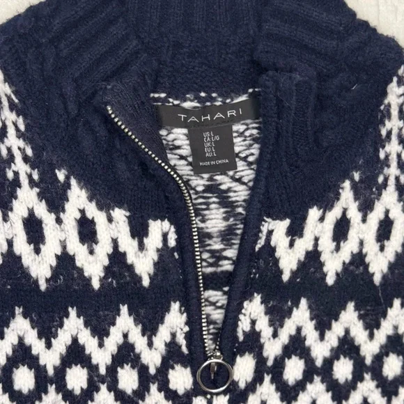 Talbots Black and White Women's Sweater - Picture 8 of 8